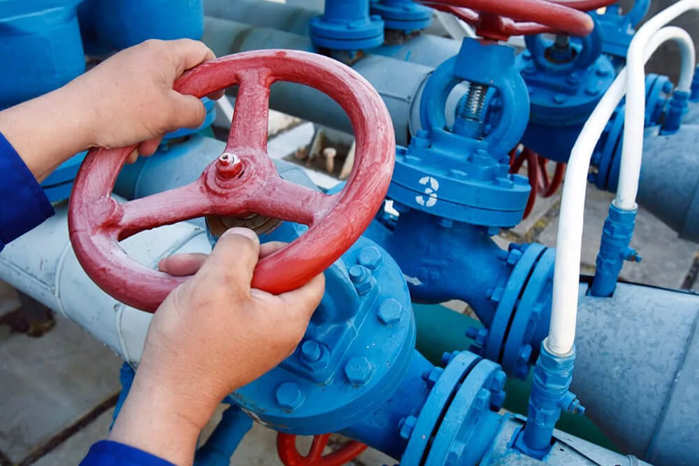 Промышленный газовый вентиль